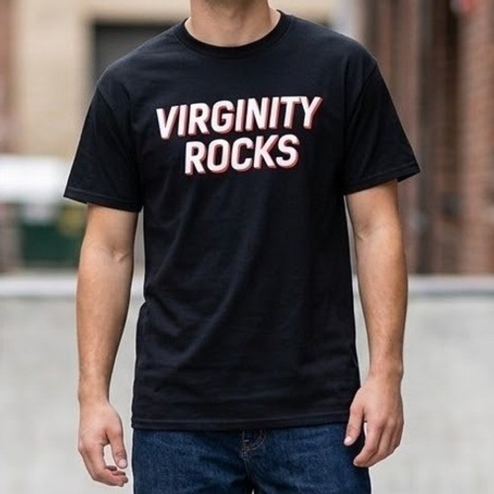 Danny Duncan Virginity Rocks Graphic Tee Shirt Black XL 100% Cotton